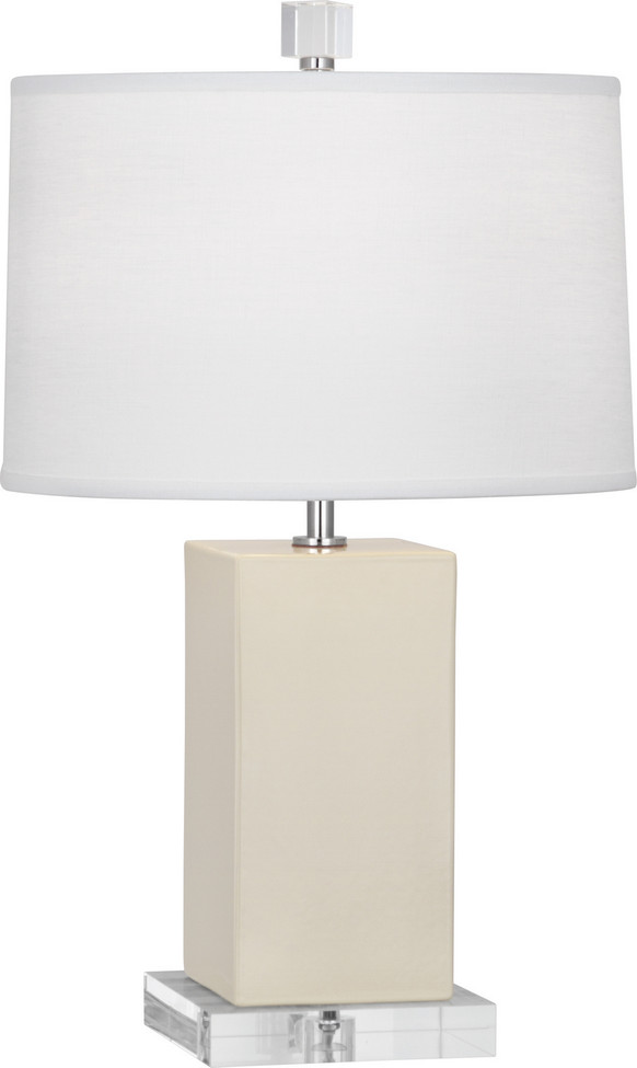 Robert Abbey - BN990 - One Light Accent Lamp - Small Harvey - Bone Glazed Ceramic