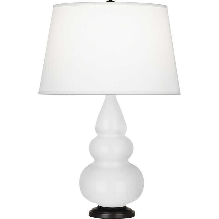 Robert Abbey - DY31X - One Light Accent Lamp - Small Triple Gourd - Daisy Glazed Ceramic w/Deep Patina Bronze