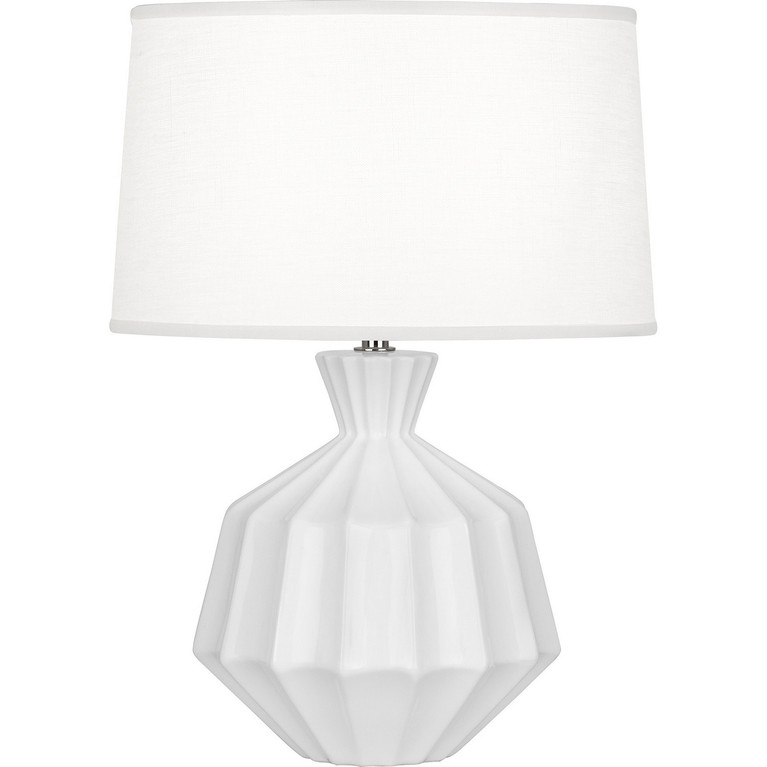 Robert Abbey - DY989 - One Light Accent Lamp - Small Orion - Daisy Glazed Ceramic