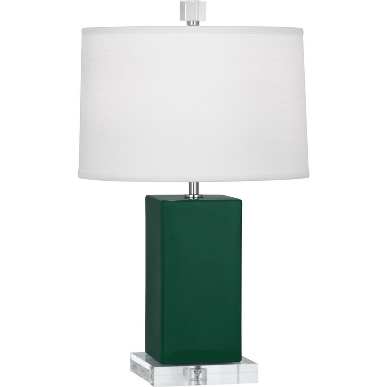 Robert Abbey - JU990 - One Light Accent Lamp - Small Harvey - Jungle Glazed Ceramic
