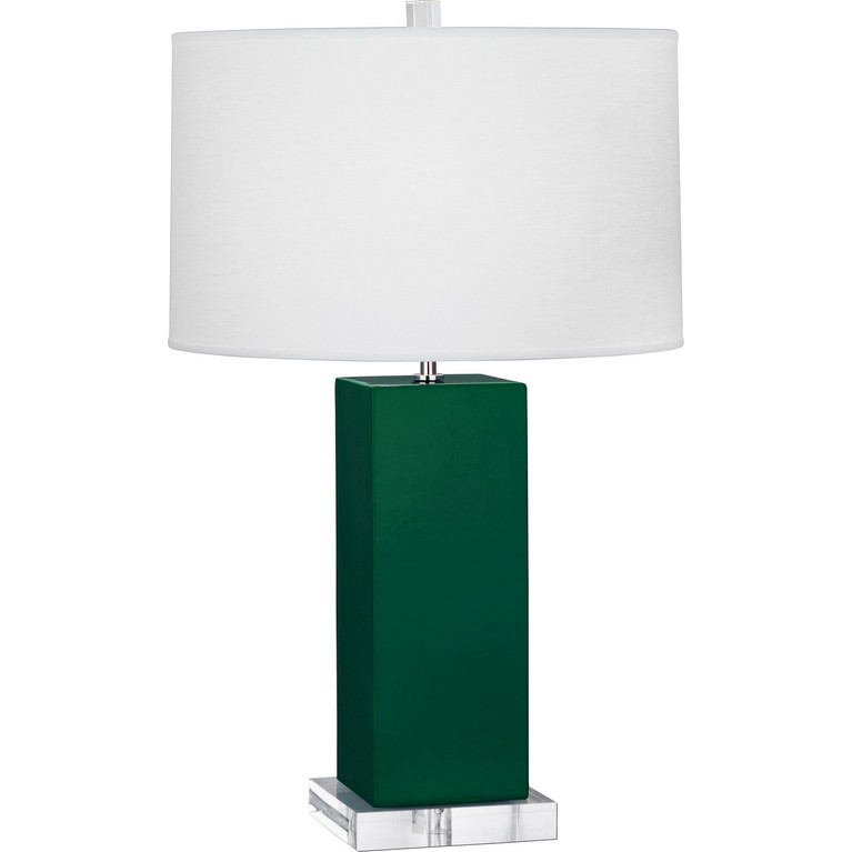 Robert Abbey - JU995 - One Light Table Lamp - Harvey - Jungle Glazed Ceramic