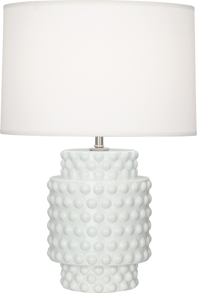 Robert Abbey - LY801 - One Light Accent Lamp - Small Dolly - Lily Glazed Textured Ceramic