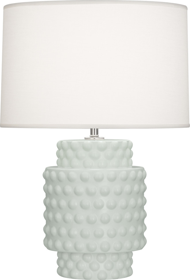 Robert Abbey - MCL09 - One Light Accent Lamp - Small Dolly - Matte Celadon Glazed Textured Ceramic