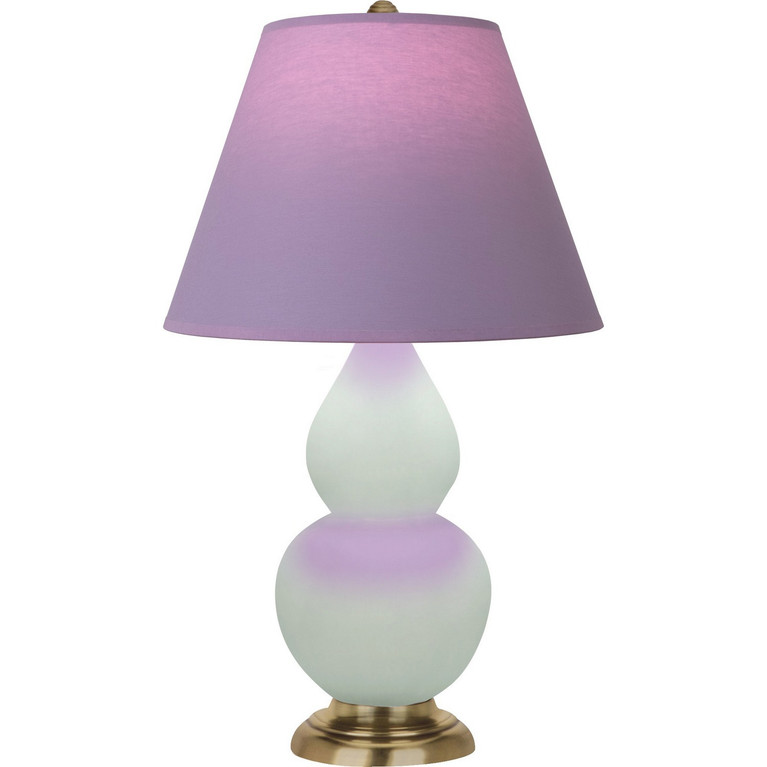 Robert Abbey - MCL50L - One Light Accent Lamp - Small Double Gourd - Matte Celadon Glazed Ceramic w/Antique Natural Brass
