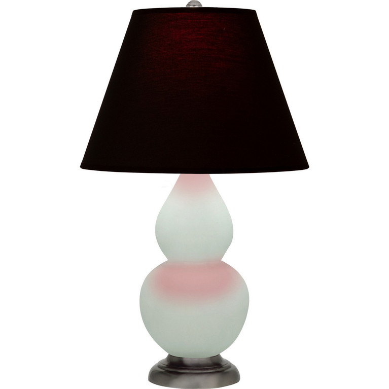 Robert Abbey - MCL52K - One Light Accent Lamp - Small Double Gourd - Matte Celadon Glazed Ceramic w/Antique Silver