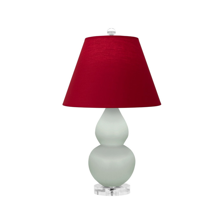 Robert Abbey - MCL53R - One Light Accent Lamp - Small Double Gourd - Matte Celadon Glazed Ceramic w/Lucite