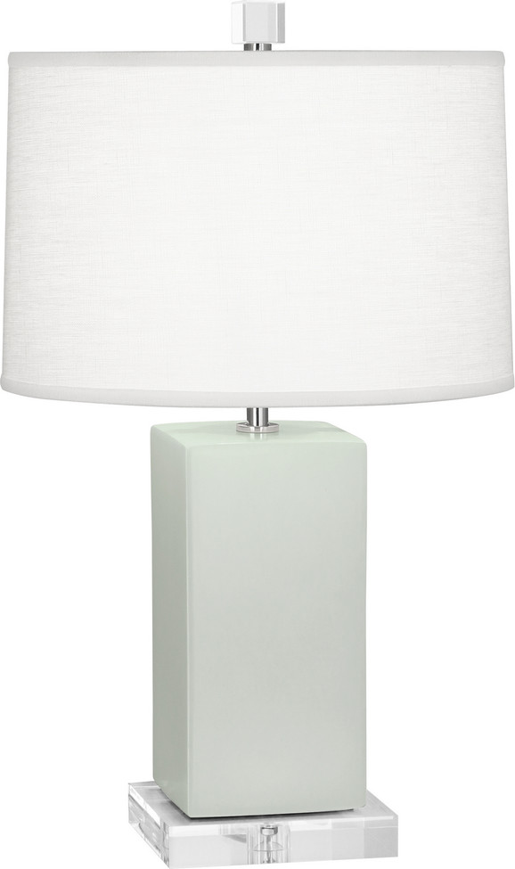 Robert Abbey - MCL90 - One Light Accent Lamp - Small Harvey - Matte Celadon Glazed Ceramic