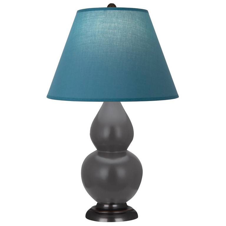 Robert Abbey - MCR51B - One Light Accent Lamp - Small Double Gourd - Matte Ash Glazed Ceramic w/Deep Patina Bronze