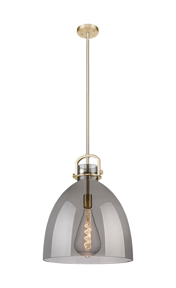 Innovations - 410-1SL-CB-G412-16SM - One Light Pendant - Downtown Urban - Champagne Bronze