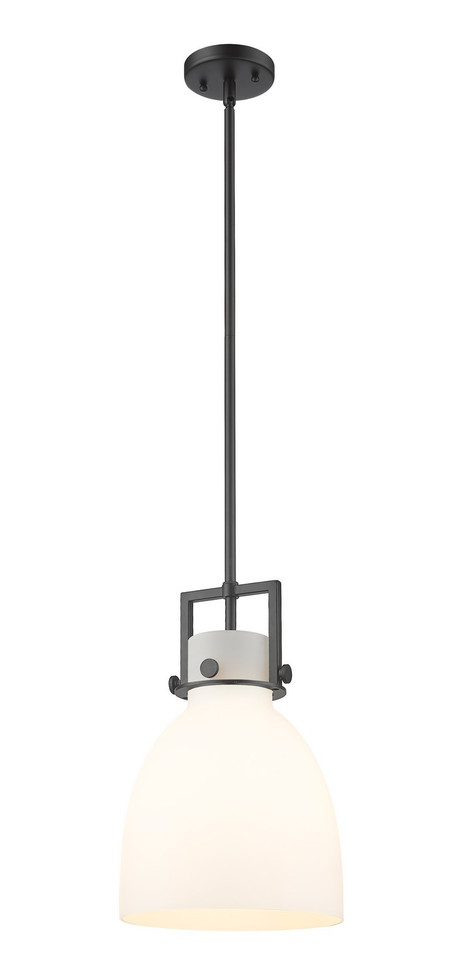 manufacturer_finish:Matte Black|manufacturer_glass:Cased Matte White Newton Bell