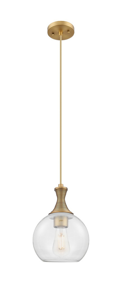 Innovations - 415-1P-BB-G122-8 - One Light Mini Pendant - Ballston - Brushed Brass