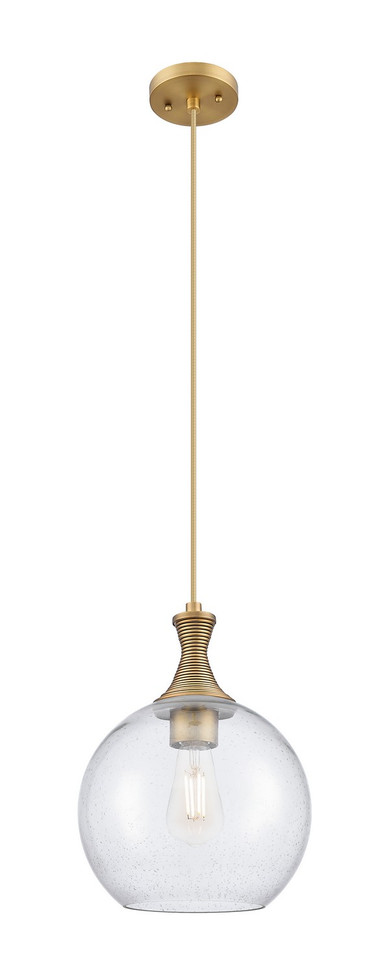 Innovations - 415-1P-BB-G124-10 - One Light Mini Pendant - Ballston - Brushed Brass