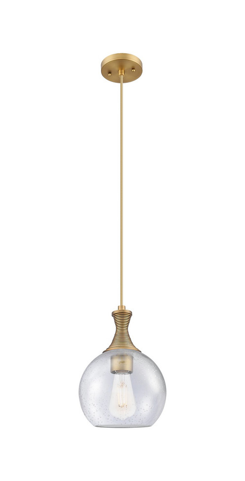 Innovations - 415-1P-BB-G124-8 - One Light Mini Pendant - Ballston - Brushed Brass