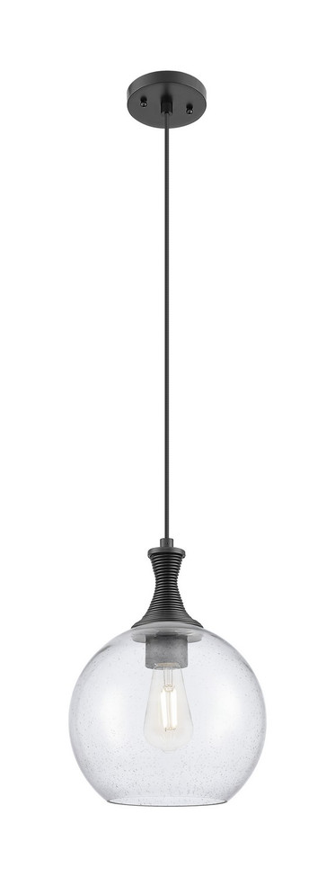 Innovations - 415-1P-BK-G124-10 - One Light Mini Pendant - Ballston - Matte Black