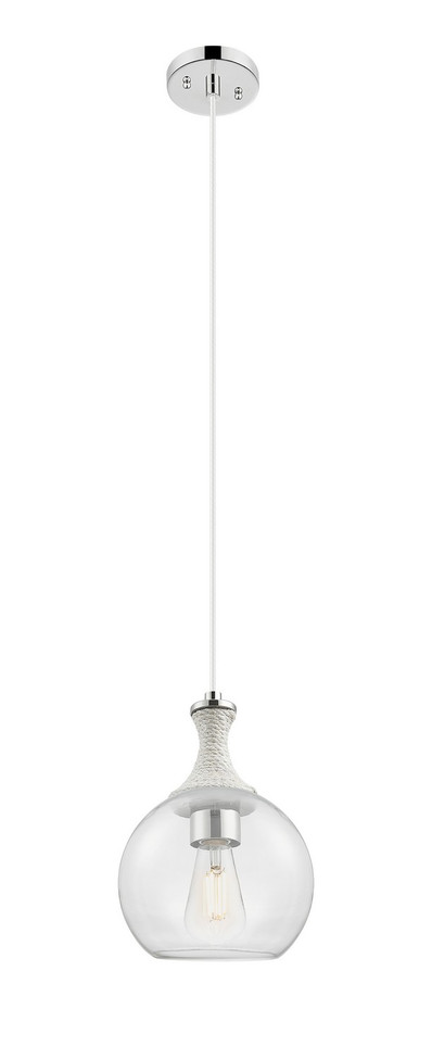 Innovations - 415-1PR-PN-G122-8 - One Light Mini Pendant - Ballston - Polished Nickel