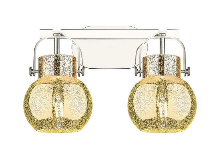 Innovations - 423-2W-PN-G410-6ME - Two Light Bath Vanity - Downtown Urban - Polished Nickel
