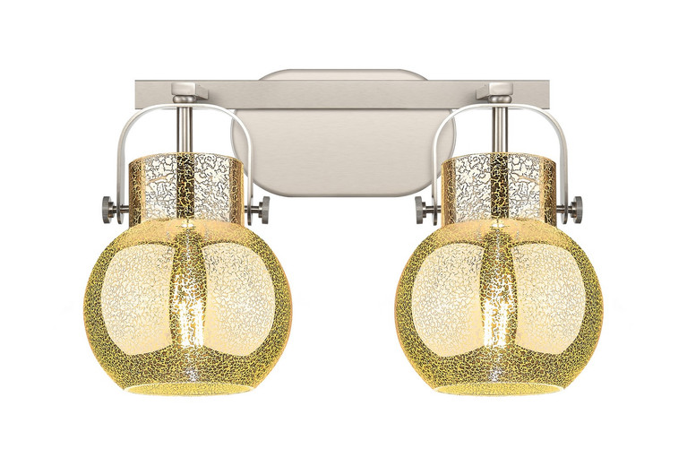 Innovations - 423-2W-SN-G410-6ME - Two Light Bath Vanity - Downtown Urban - Satin Nickel