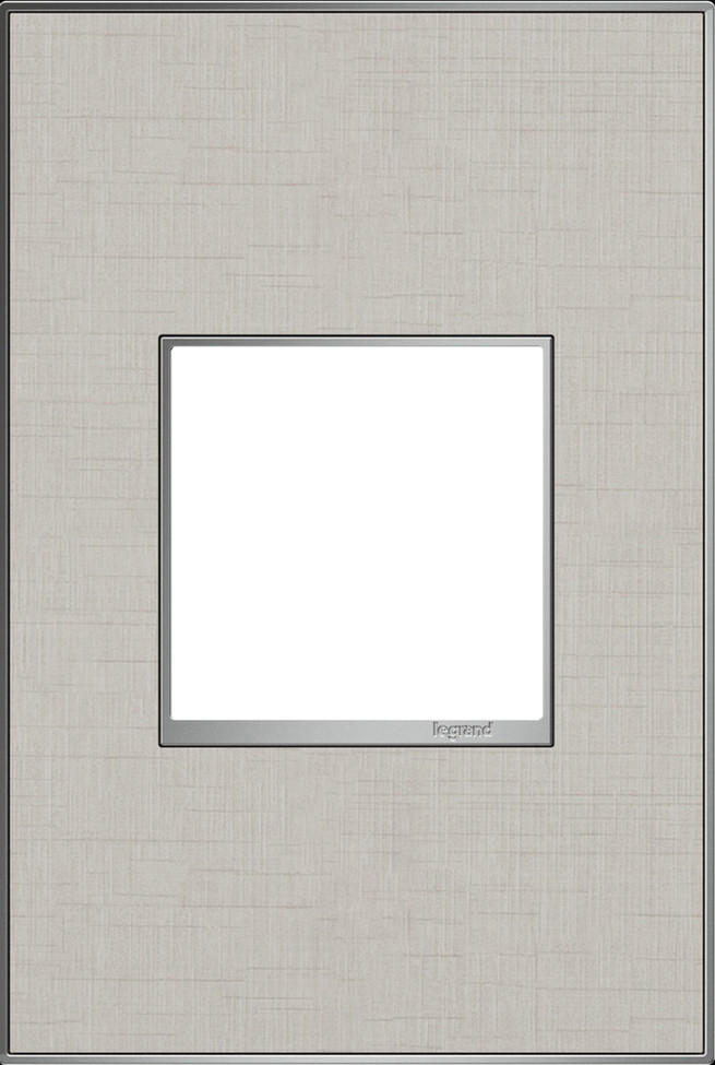Legrand - AWM1G2TL4 - One-Gang Screwless Wall Plate - adorne - True Linen
