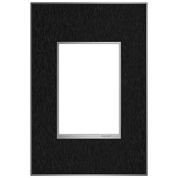 Legrand - AWM1G3BLS4 - One-Gang-Plus Screwless Wall Plate - adorne - Black Stainless