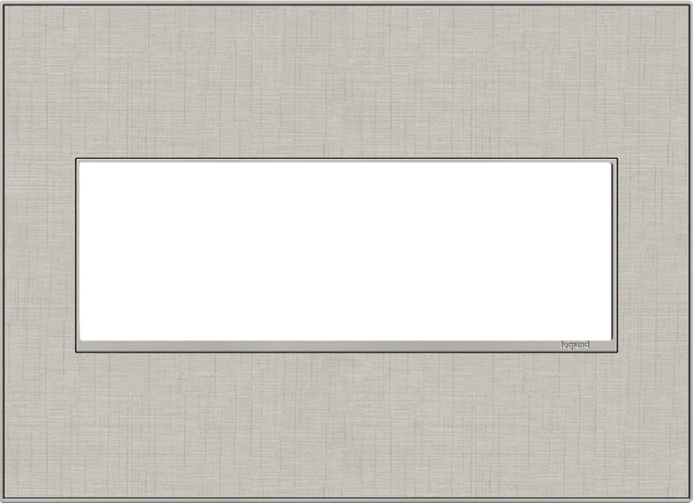 Legrand - AWM3GTL4 - Three-Gang Screwless Wall Plate - adorne - True Linen