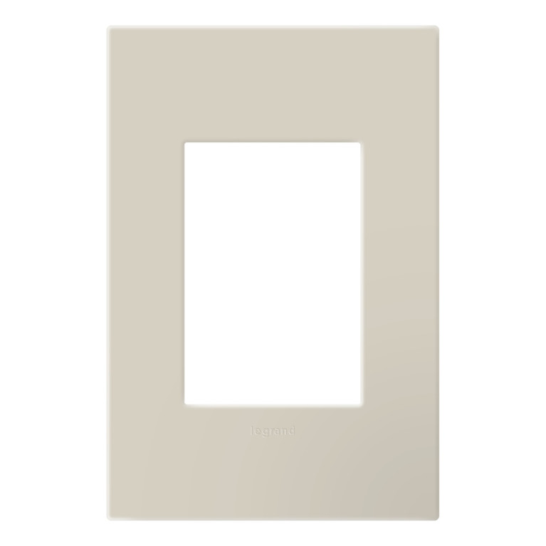 Legrand - AWP1G3OM - One-Gang Screwless Wall Plate with Microban - adorne - Oatmeal