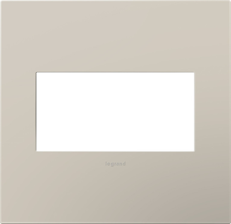 Legrand - AWP2GGG4 - Two-Gang Screwless Wall Plate - adorne - Greige