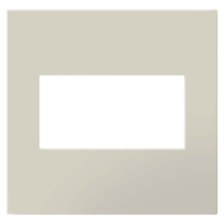 Legrand - AWP2GOM - Two-Gang Screwless Wall Plate with Microban - adorne - Oatmeal