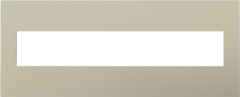 Legrand - AWP6GTM1 - Six-Gang Screwless Wall Plate - adorne - Titanium