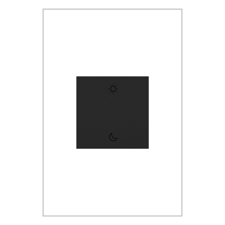 Legrand - WNAL43G1 - Wireless Wake/Sleep Smart Switch with Netatmo - adorne - Graphite
