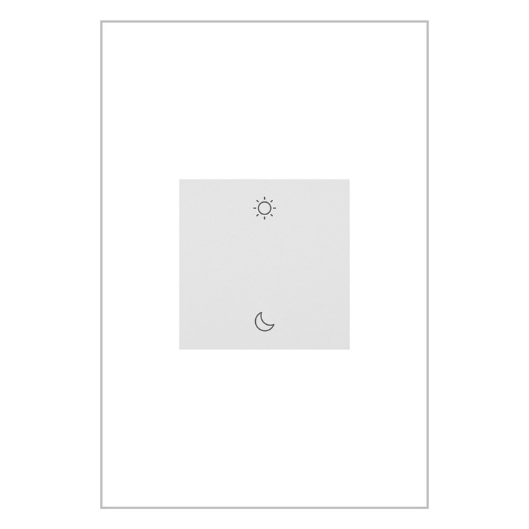 Legrand - WNAL43W1 - Wireless Wake/Sleep Smart Switch with Netatmo - adorne - White