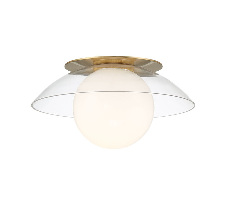 Lib & Co. - 10125-05 - One Light Ceiling / Wall Mount - Ancona - Soft Brass