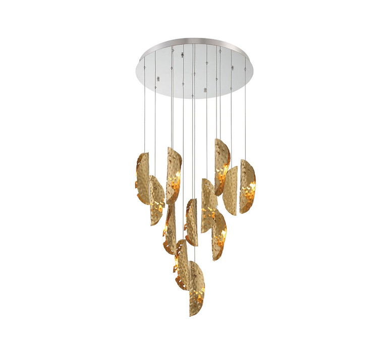 Lib & Co. - 10164-020-01 - LED Chandelier - Sorrento - Chrome
