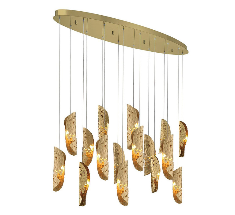 Lib & Co. - 10172-020-07 - LED Chandelier - Sorrento - Gold