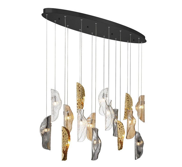 Lib & Co. - 10172-024-02 - LED Chandelier - Sorrento - Black