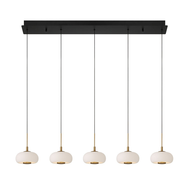 Lib & Co. - 10199-02 - LED Chandelier - Adelfia - Matte Black