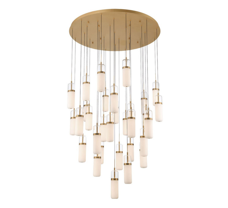 Lib & Co. - 10224-030 - LED Chandelier - Verona - Painted Antique Brass
