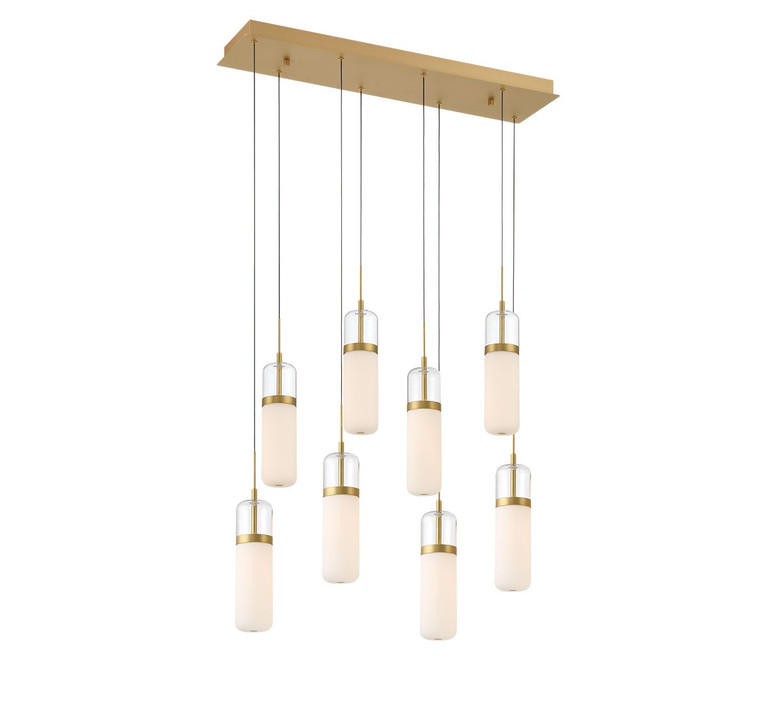 Lib & Co. - 10225-030 - LED Chandelier - Verona - Painted Antique Brass