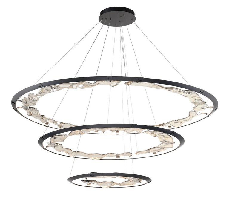 Lib & Co. - 12165-040 - LED Chandelier - Nettuno - Painted Brushed Grey