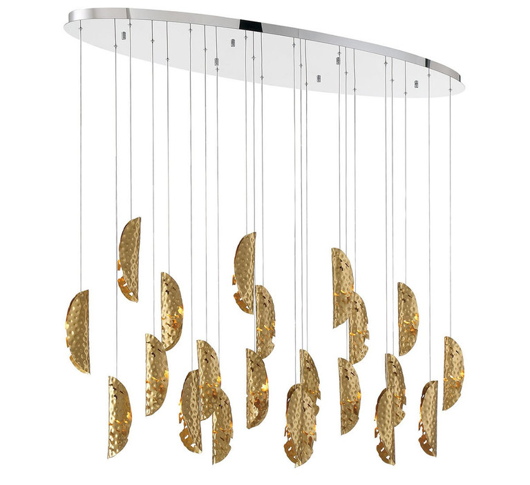 Lib & Co. - 12220-020-01 - LED Chandelier - Sorrento - Chrome