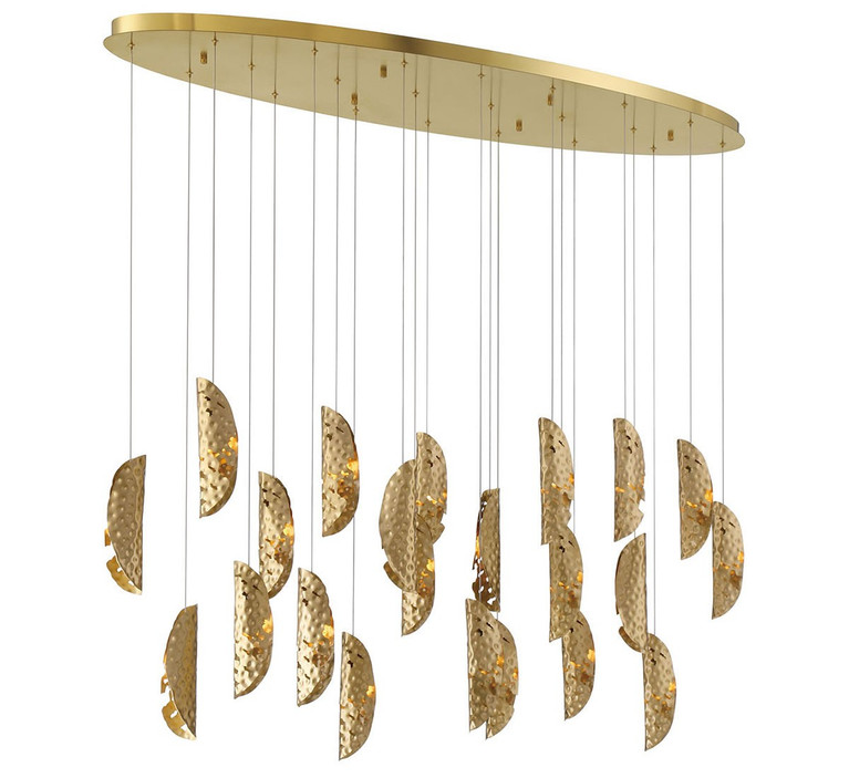 Lib & Co. - 12220-020-07 - LED Chandelier - Sorrento - Gold