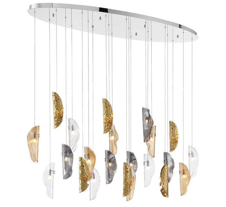 Lib & Co. - 12220-024-01 - LED Chandelier - Sorrento - Chrome