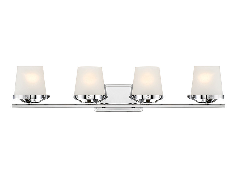 Lighting One E - V6-L8-5250-4-11 - Four Light Bathroom Vanity - Klein - Polished Chrome