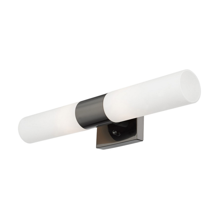 Livex Lighting - 10102-46 - Two Light Bath Vanity - Aero - Black Chrome
