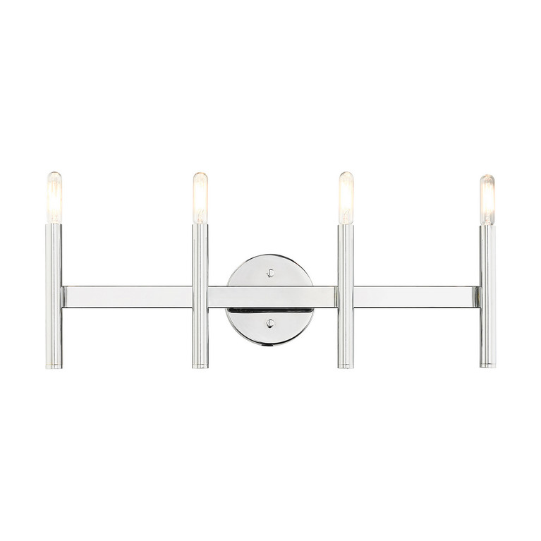 Livex Lighting - 10344-05 - Four Light Vanity - Copenhagen - Polished Chrome