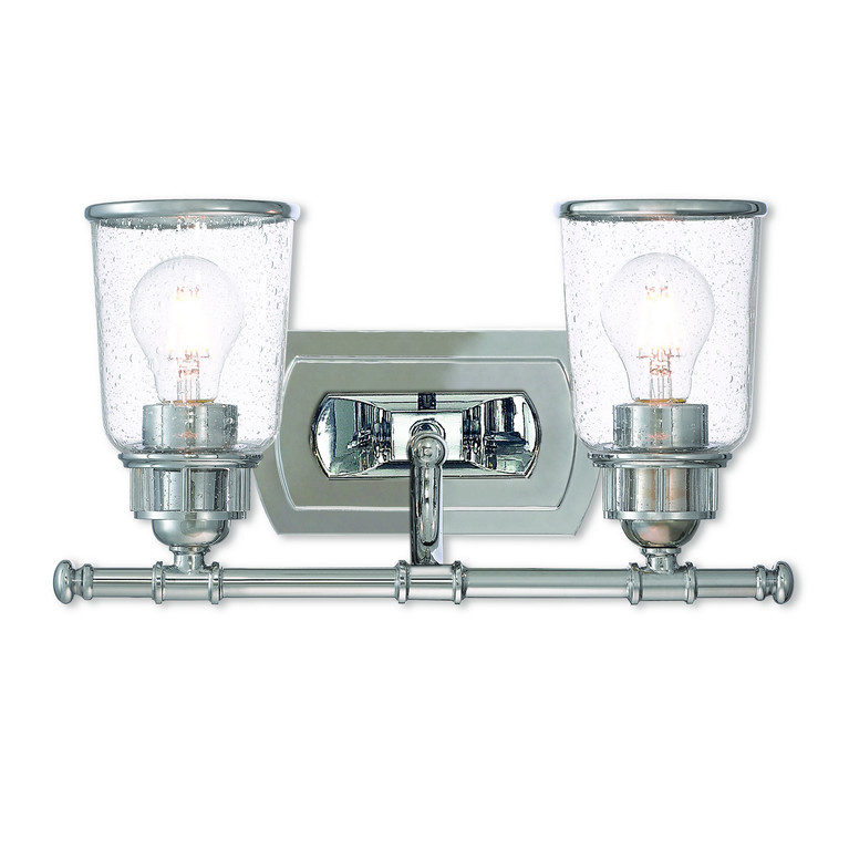 Livex Lighting - 10512-05 - Two Light Bath Vanity - Lawrenceville - Polished Chrome