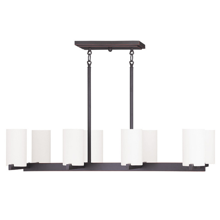 Livex Lighting - 1328-67 - Eight Light Chandelier - Astoria - Olde Bronze