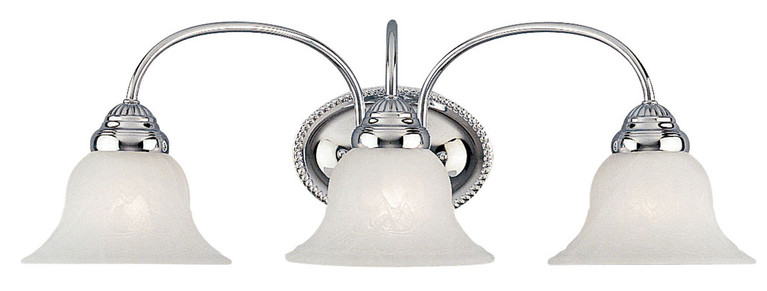 Livex Lighting - 1533-05 - Three Light Bath Vanity - Edgemont - Polished Chrome
