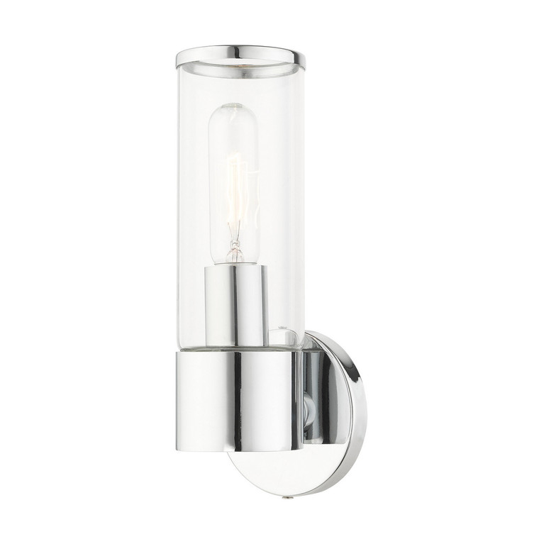 Livex Lighting - 17281-05 - One Light Wall Sconce - Banca - Polished Chrome