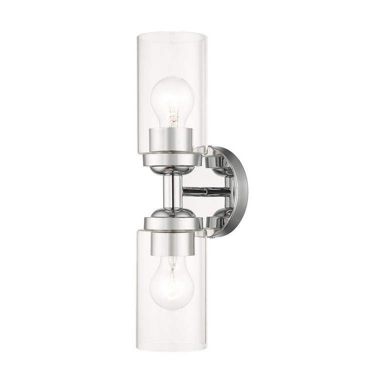 Livex Lighting - 18082-05 - Two Light Vanity Sconce - Whittier - Polished Chrome