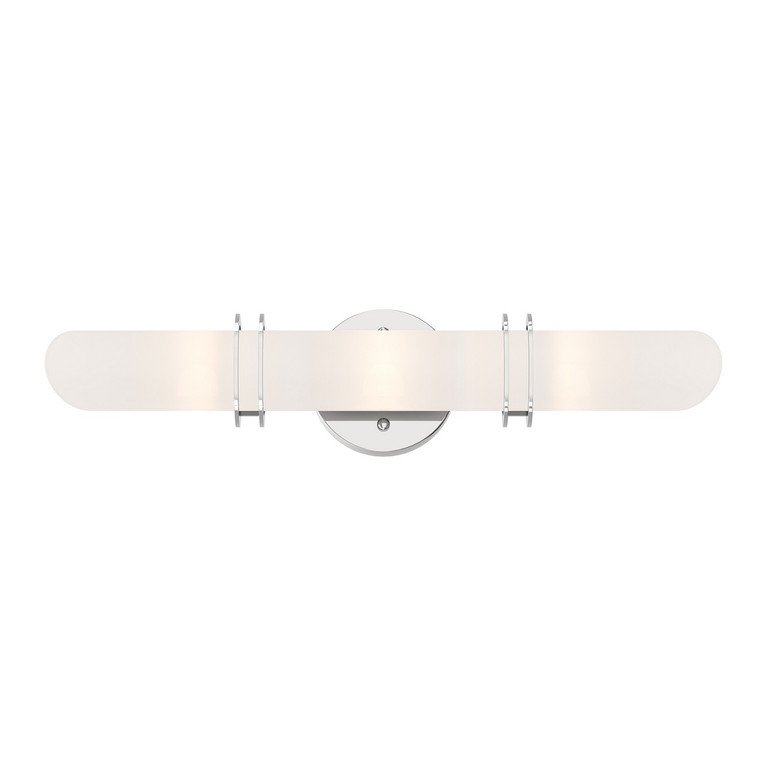 Livex Lighting - 1903-05 - Three Light Bath Vanity - Pelham - Polished Chrome
